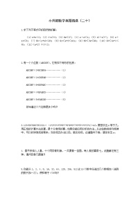 小升初数学真题精选（二十）