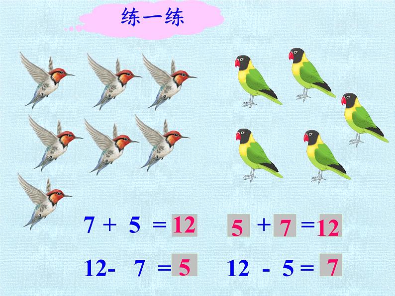 北师大版数学一年级上册 七 加与减（二） 复习（课件）第8页