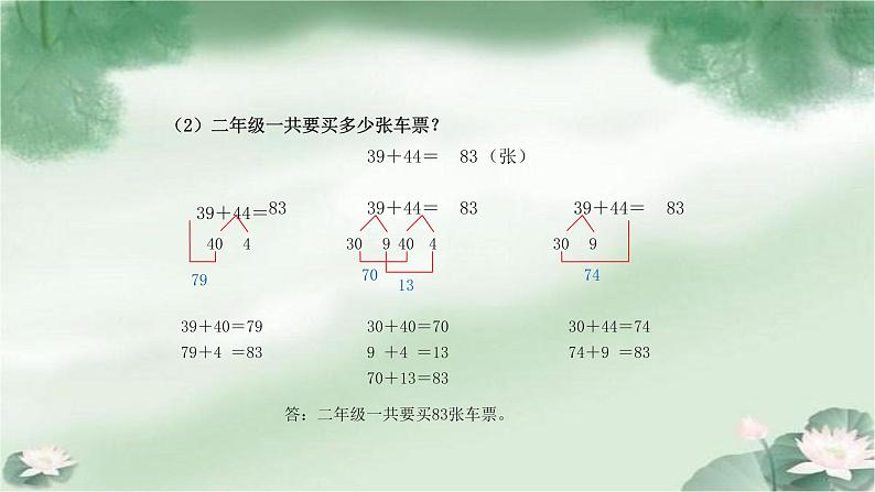 三上3.2.1口算两位数加两位数 课件第6页