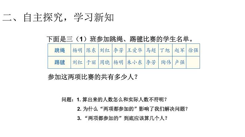 人教版三年级数学上册精品课件、精品教案和学案及达标测试3.9.1集合（1）04