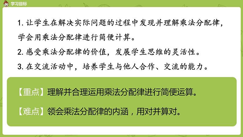 6.苏教版四下第六单元  乘法分配律的运用课件PPT第2页