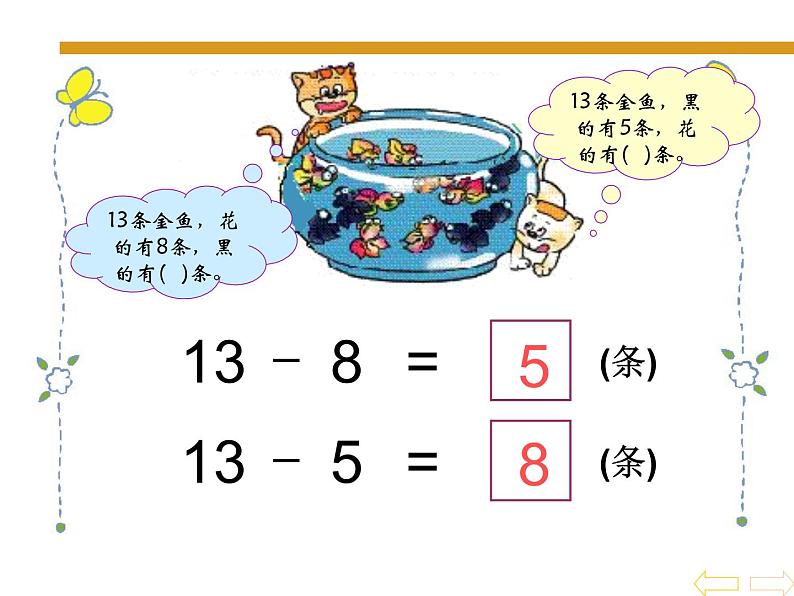 人教版数学一年级下册-0220以内的退位减法-01十几减5、4、3、2-课件04第8页