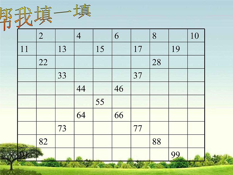 人教版数学一年级下册-04100以内数的认识-01数的顺序  比较大小-课件0203