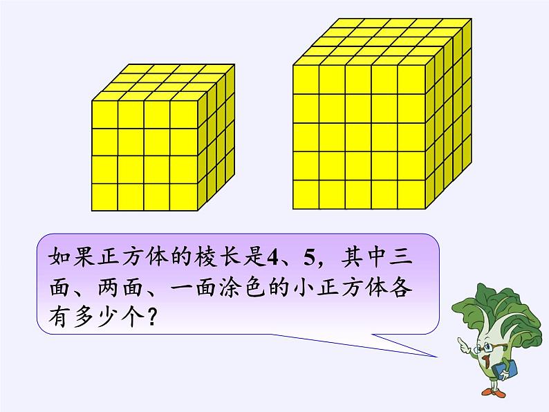 苏教版数学六年级上册 ★ 表面涂色的正方体(1) 课件第8页