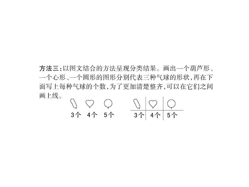 人教版数学一年级下册-03分类与整理-课件01第5页