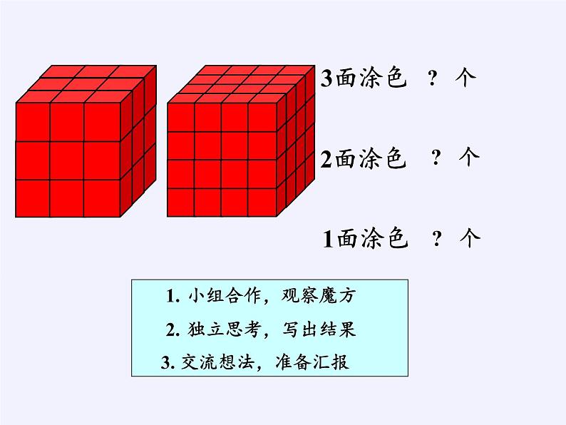 苏教版数学六年级上册 ★ 表面涂色的正方体(5) 课件第6页