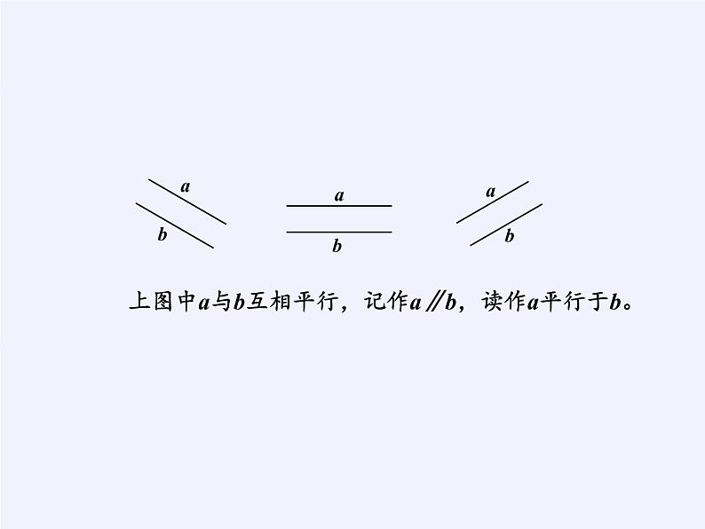 四年级数学上册课件    五 相交与平行 (共18张PPT)    西师大版第7页