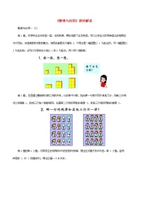 小学数学人教版一年级上册数学乐园教案及反思