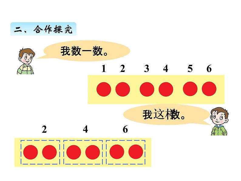 青岛版数学二年级上 第一单元 1求相同加数的和 课件05