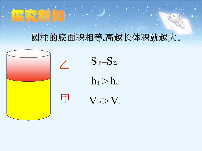 北师大版六年级上册数学课件：5.1.3圆柱的体积第7页