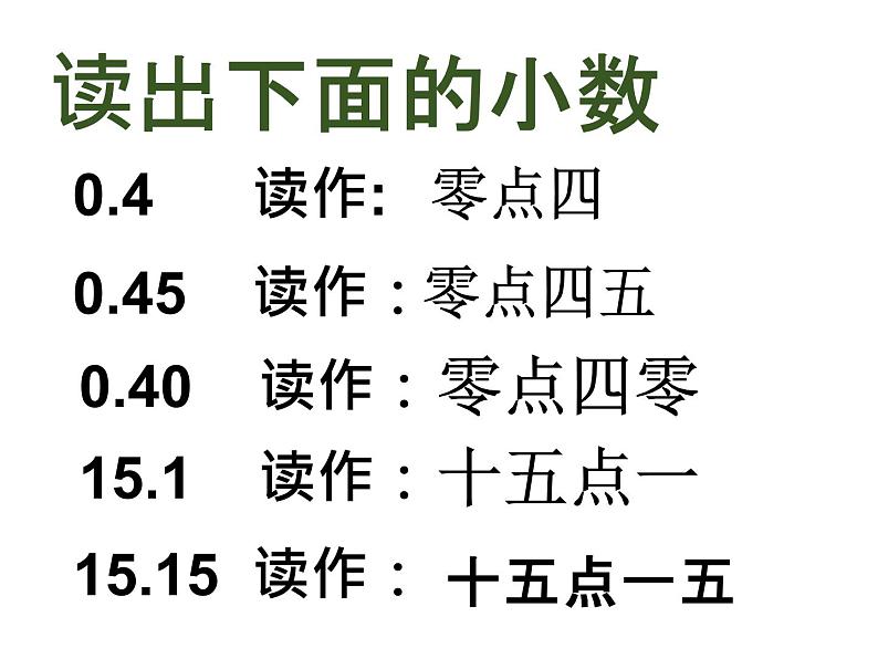 三年级下册数学课件-5.1 小数的初步认识-西师大版第3页