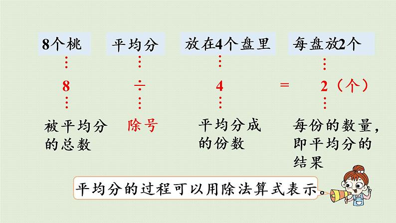 西师版二上第六单元第3课时  除法的初步认识课件PPT第6页