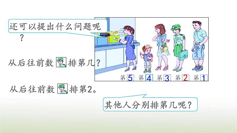 新人教版一年级数学上册31_5的认识和加减法3.4第几PPT课件第5页