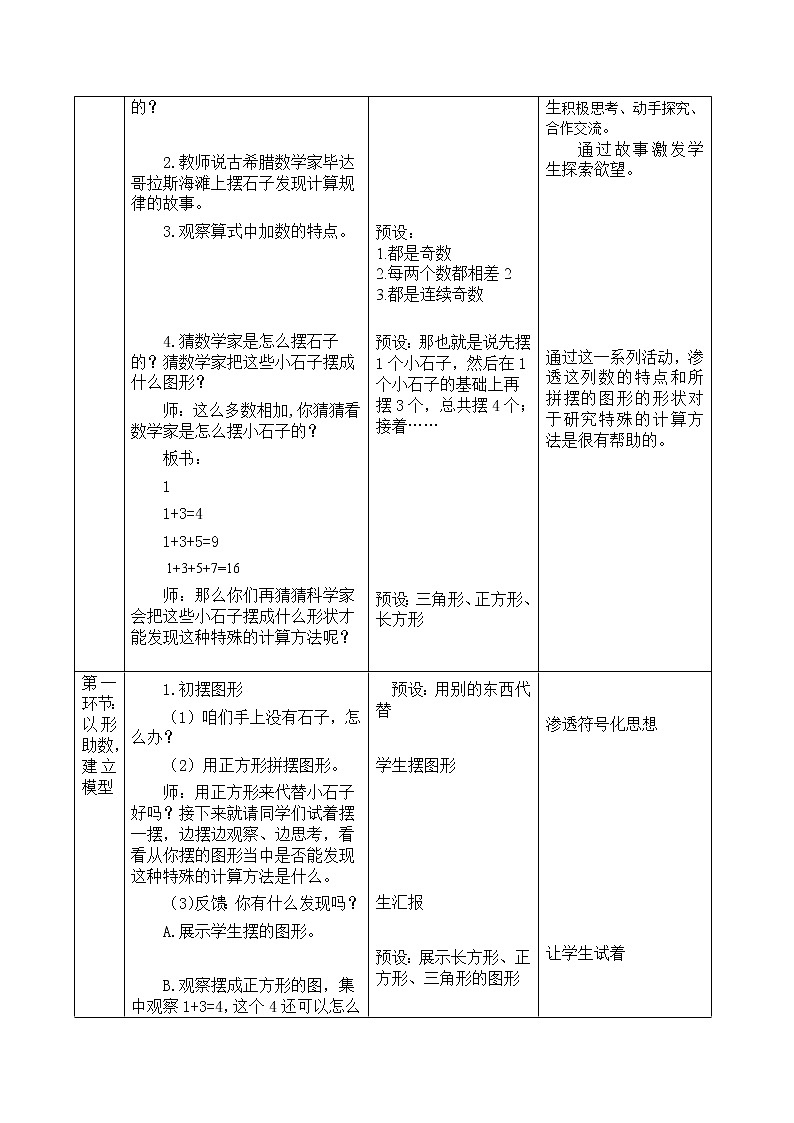 人教版六年级数学上册 8 数学广角——数与形教案第2页