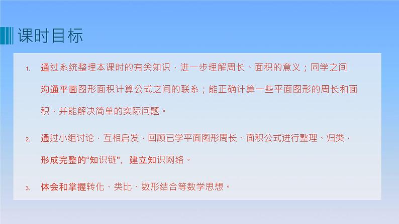 新人教版六年级数学下册6整理与复习12图形与几何__平面图形的测量课件02