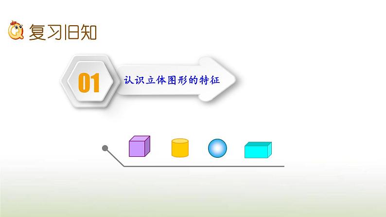 新人教版一年级数学上册4认识图形一4.3练习八PPT课件第2页