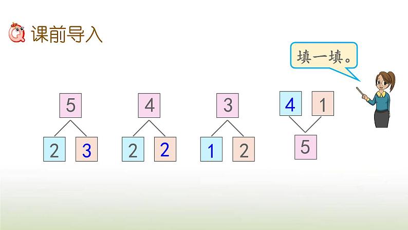 新人教版一年级数学上册31_5的认识和加减法3.8认识加法PPT课件第2页