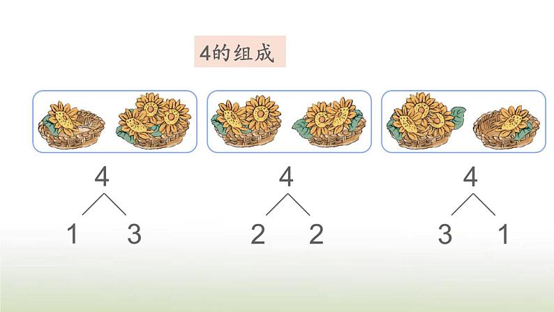 新人教版一年级数学上册31_5的认识和加减法3.7练习四PPT课件第4页