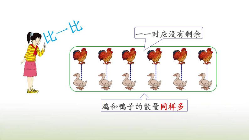 新人教版一年级数学上册1准备课练习一PPT课件05