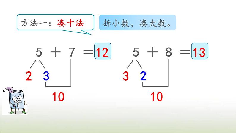 新人教版一年级数学上册820以内的进位加法8.65432加几PPT课件04