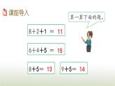 新人教版一年级数学上册820以内的进位加法8.4加法的计算方法PPT课件
