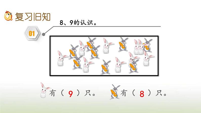 新人教版一年级数学上册56_10的认识和加减法练习十一PPT课件第2页