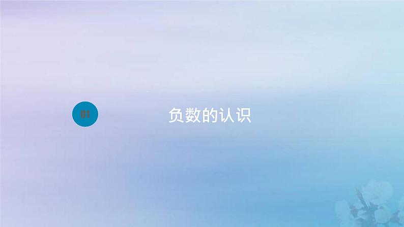 新人教版六年级数学下册1负数1负数的认识课件2第1页