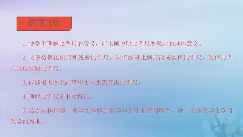 新人教版六年级数学下册4比例8比例尺课件102