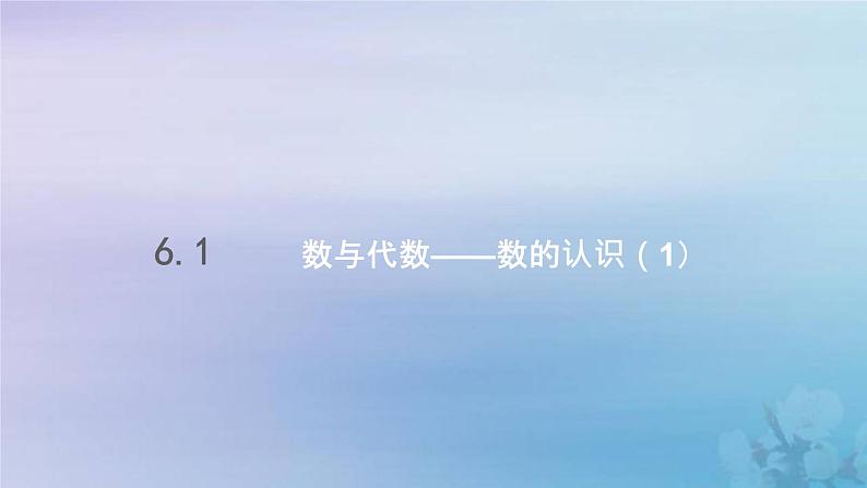 新人教版六年级数学下册6整理与复习1数与代数__数的认识(1)课件第1页