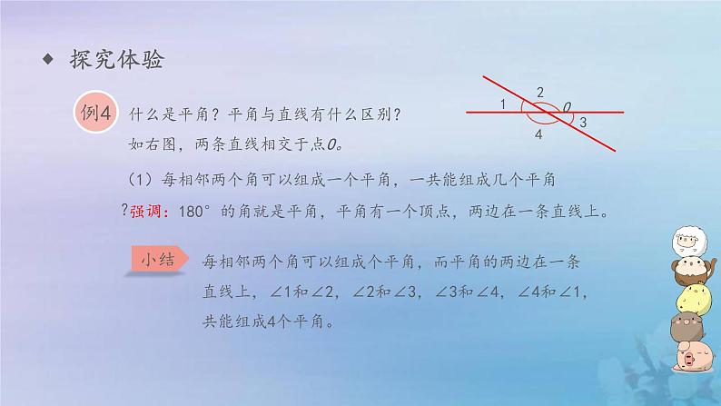 新人教版六年级数学下册6整理与复习23数学思考__角之间的关系课件第5页