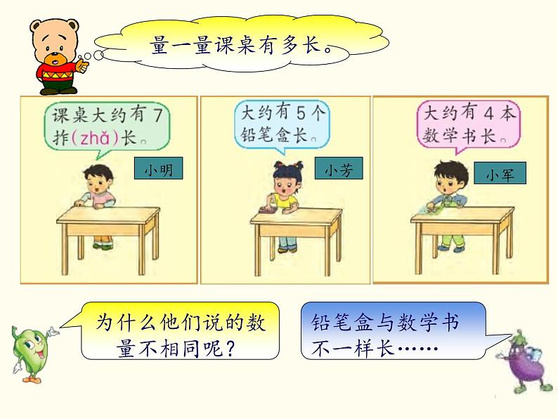 二年级数学上册课件-1.  认识厘米（1）-人教版02