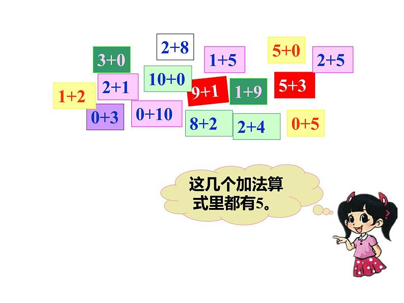 一年级上册数学课件-3.10 做个加法表（2）-北师大版第5页