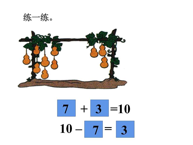 一年级上册数学课件-3.8 小鸡吃食（2）-北师大版05