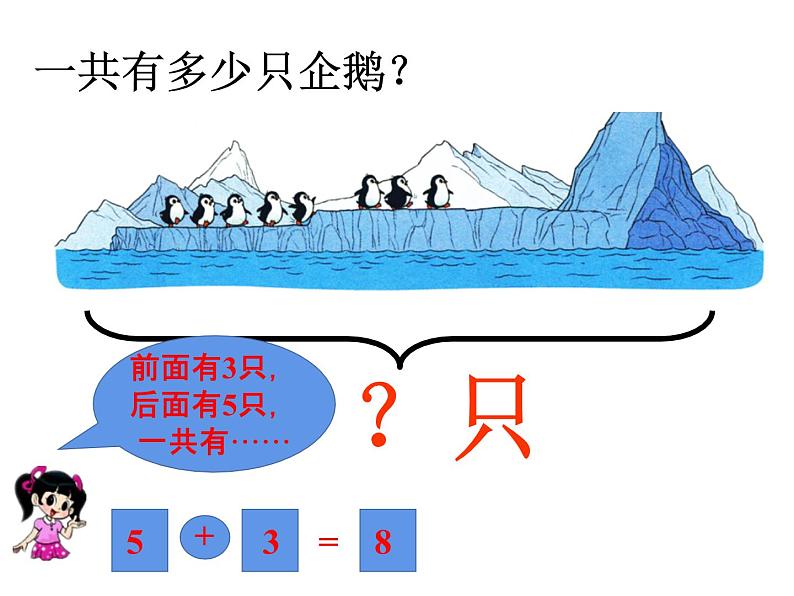 一年级上册数学课件-3.7 可爱的企鹅（2）-北师大版03