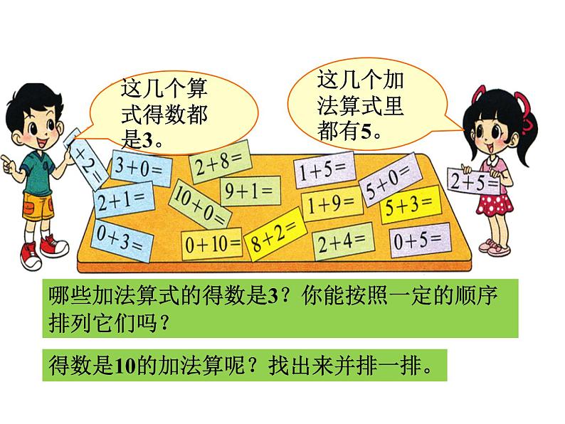 一年级上册数学课件-3.10 做个加法表（1）-北师大版03