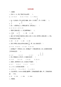 新人教版小升初数学专项复习训练数与代数比和比例2含解析