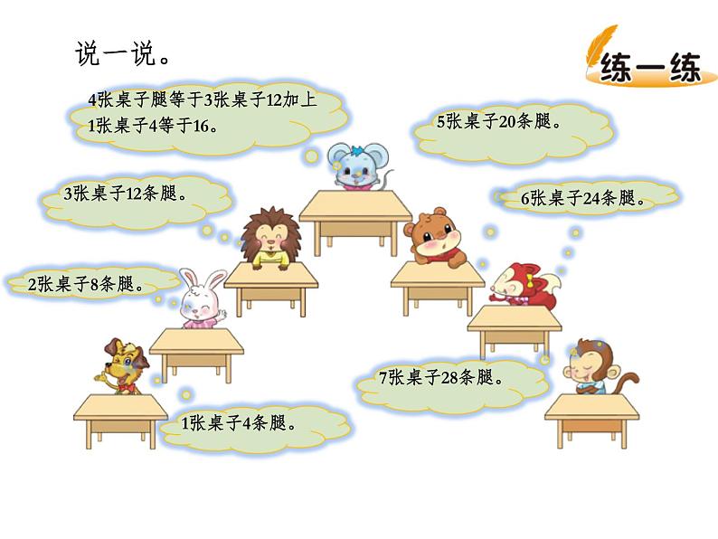 二年级上册数学课件-5.5 小熊请客（1）-北师大版第5页