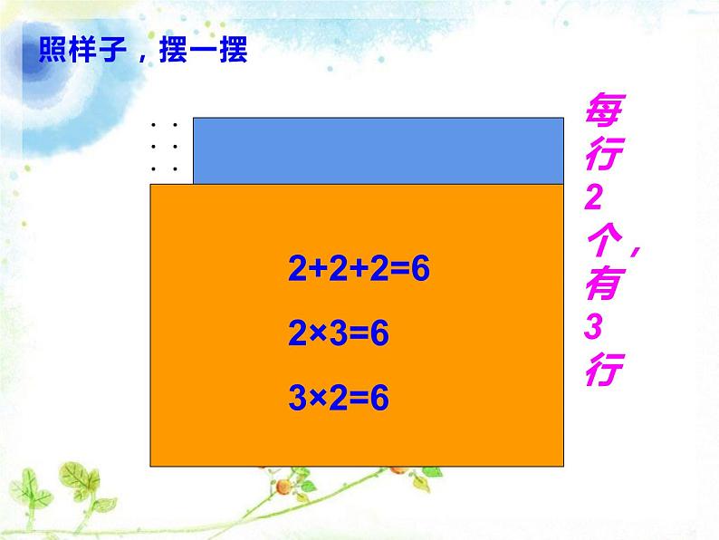 二年级上册数学课件-3.3 有多少点子（2）-北师大版04