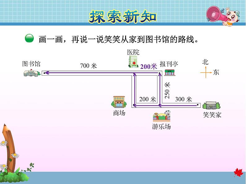 四年级上册数学课件-5.1 去图书馆（2）-北师大版04