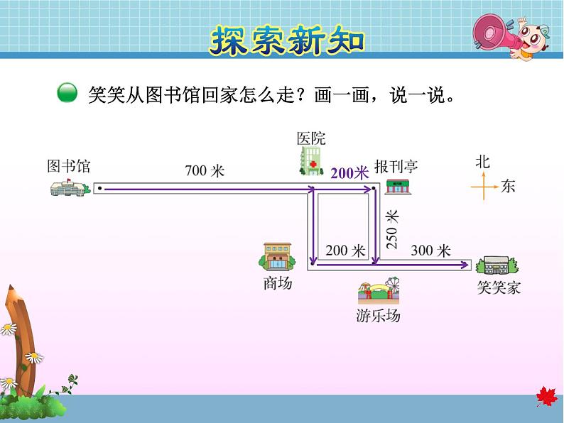 四年级上册数学课件-5.1 去图书馆（2）-北师大版05