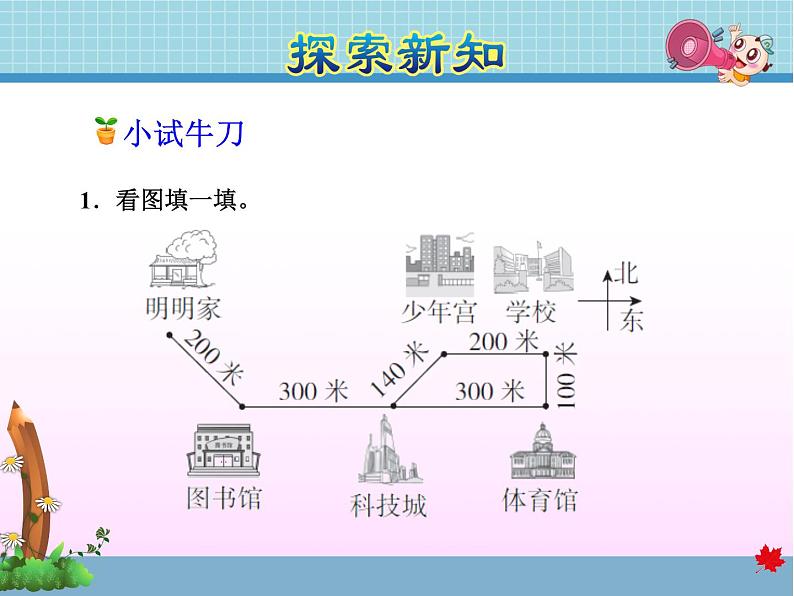 四年级上册数学课件-5.1 去图书馆（2）-北师大版06