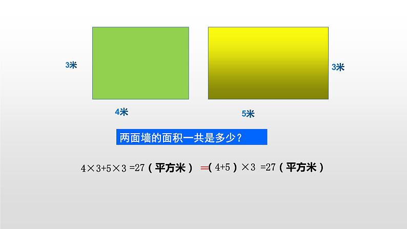 四年级上册数学课件-4.5 乘法分配律（3）-北师大版第3页