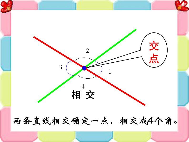 四年级上册数学课件-2.2 相交与垂直（1）-北师大版05