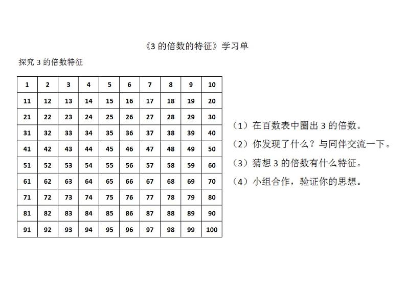 五年级上册数学课件-3.3 探究活动：3的倍数的特征（2）-北师大版第2页