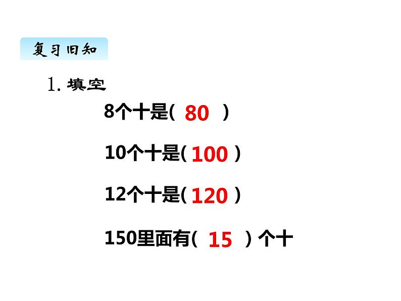 西师大版三年级数学上册 二、1一位数乘二位数的口算和估算1（课件）第2页