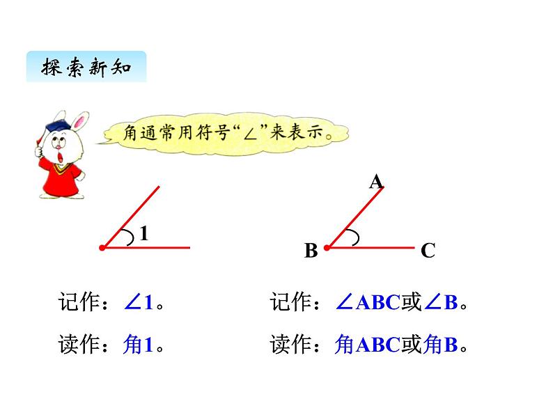 冀教版数学四年级上册 四、3角的认识和度量（1）课件第5页