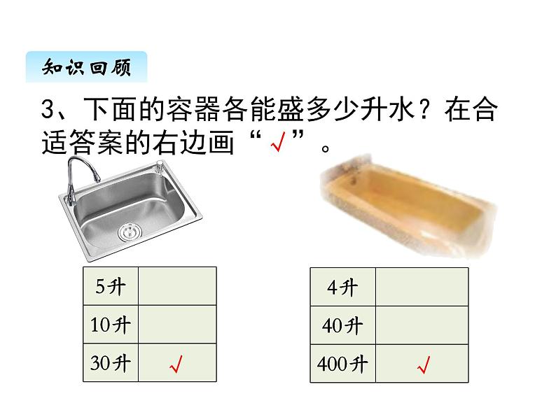 苏教版数学四年级上册 一、2认识毫升2 课件第4页