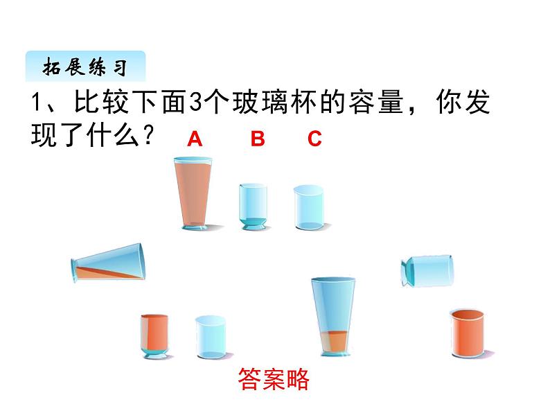 苏教版数学四年级上册 一、2认识毫升2 课件第8页