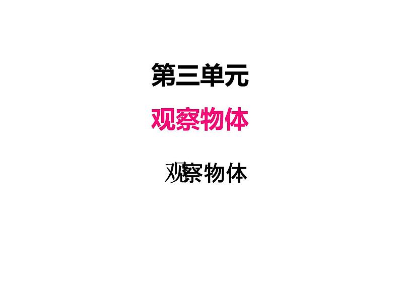 苏教版数学四年级上册 三、观察物体4 课件第1页