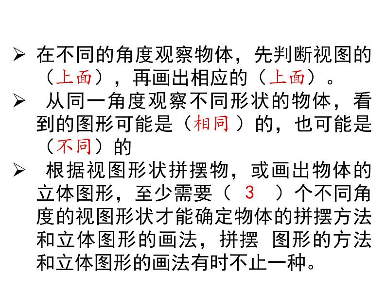 苏教版数学四年级上册 三、观察物体4 课件第2页